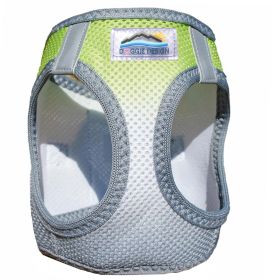 American River Choke Free Dog Harness Ombre Collection (Color: Limestone Gray, size: large)